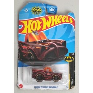Hot Wheels Batman Classic TV Series Batmobile 1/5 DC Sealed Carded